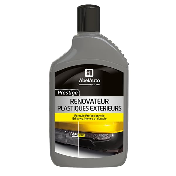 ABELAUTO – Gel Rénovateur Plastiques Extérieurs Prestige – Restaure Couleur & Protège Les Plastiques Auto