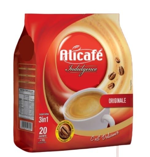 Image of Alicafe Indulgence Original Flavor Premix Instant 3 in 1 Rich And Creamy Coffee, 20 Sachets x 18gm