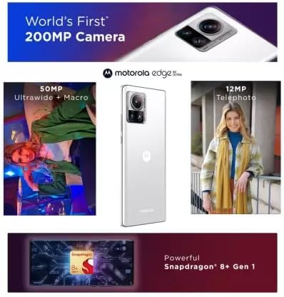 Image of Moto Edge 30 Ultra (Starlight White, 256 GB) (12 GB RAM)