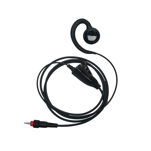 Auriculares CLP1010 para Walkie Talkie Motorola con micro PTT y gancho giratorio Sarcia