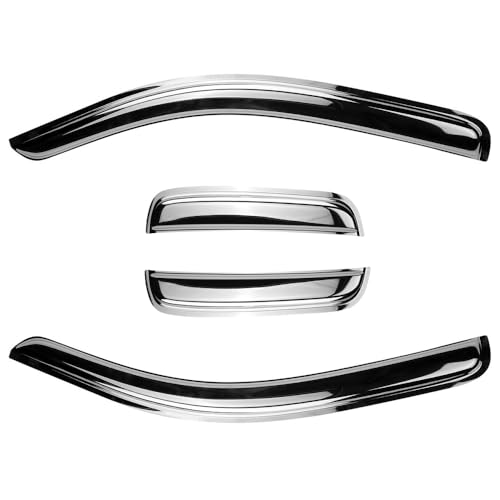 Chrome Visors for 09-18 Dodge Ram 1500,19 Ram 1500 Classic Quad Cab 94101Y by Kucaruce - Used condition - US$75.18