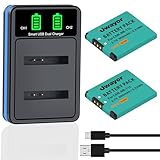 Uwayor NB 11L NB 11LH Batterie et Chargeur pour Canon Elph 110, Elph 130, Elph 140, Elph 150, Elph 160, Elph 170 is, Elph 180, Elph 190, Elph 320, Elph 340, Elph 350, Elph 360, SX400, SX410, SX420 is