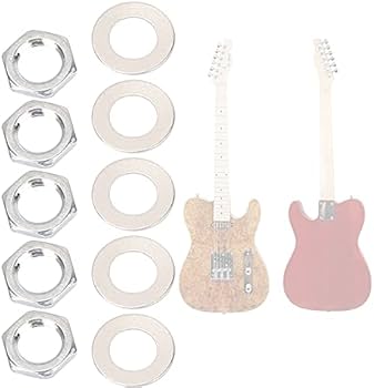Amazon.com: Guitar Nuts, Guitar Hex Nut Washers Bass Nuts Guitar