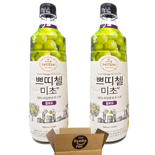 Ycno Kombofan Petitzel White Grape Fruit Concentrate Vinegar Drink (900 Ml X 2 Packs) Fruit Energy Everyday cover
