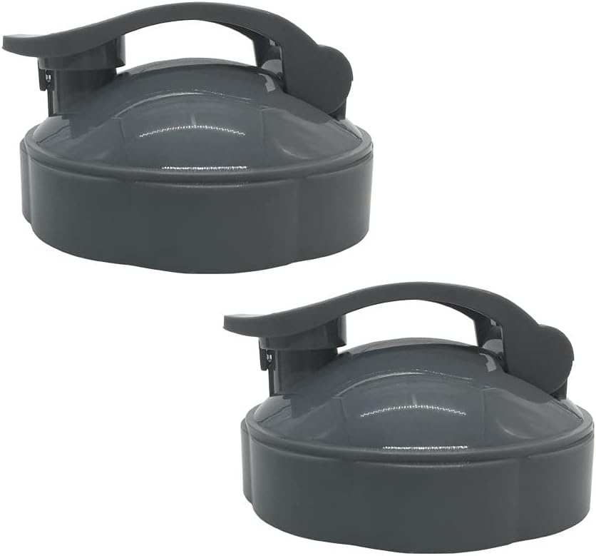 2pcs Replacement lid travel flip top to go lid，compatible with NutriBullet blender NB101 600W/NB-101S 600W/NB-101B 600W MAX/ NB-201 900W