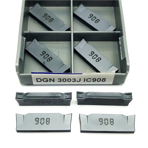 Insertos de carburo DGN3003J IC908 para evitar vibraciones en ranurado de torno 2