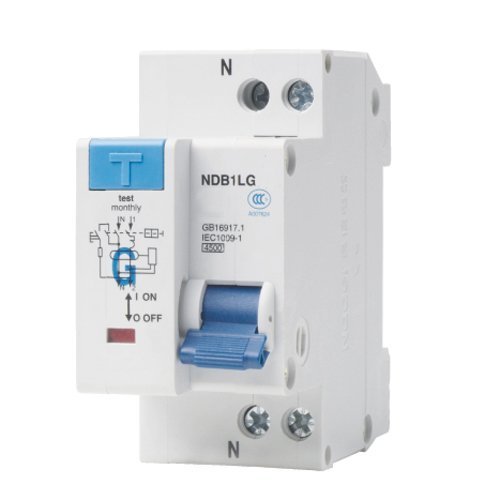 ASI NDB DIN Rail Mount Ground Fault Circuit Breaker, UL Ground Fault
