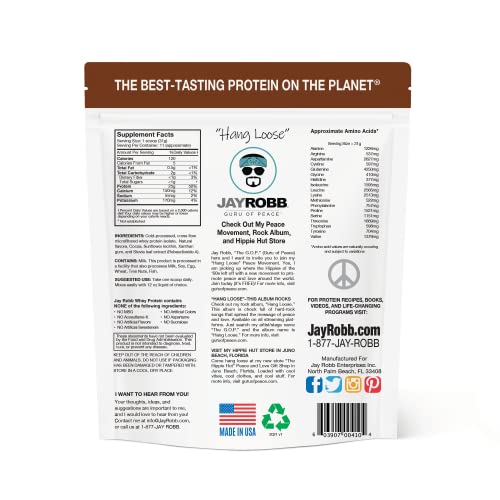 Jay Robb Whey Protein (Chocolate, 12 Oz) #TOP1