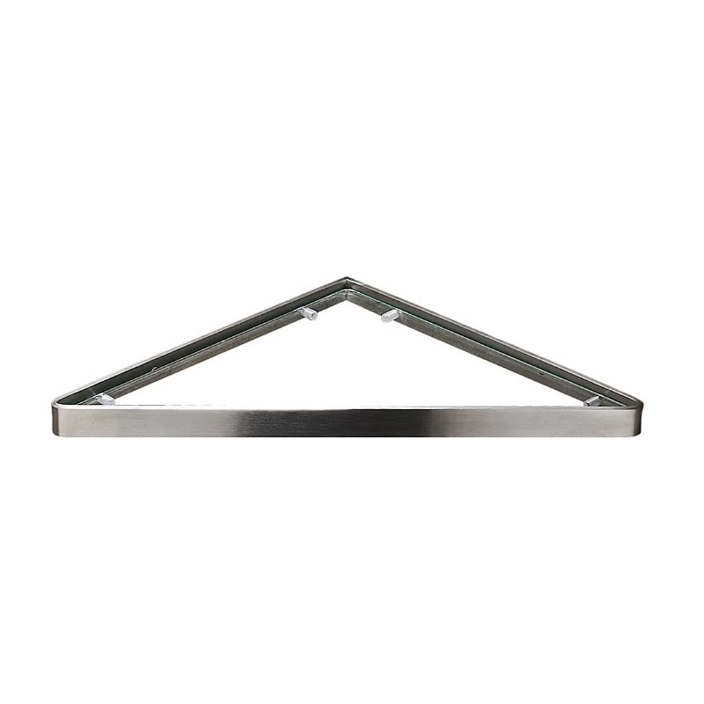 Étagère de douche triangulaire à fixation rapide sans outils en inox