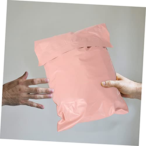 Operitacx 100 peças de bolsa de correio rosa, envelopes coloridos, envelopes grandes, acolchoados, s