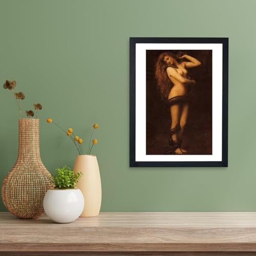 Grande affiche encadrée John Collier Lilith 1887 Spiffing Prints