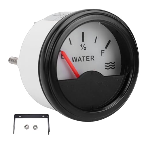 Yctze Medidor de Nivel de Agua Marina de para Barcos de 52mm 9-32V 0-190Ω de Tanque de Gasolina