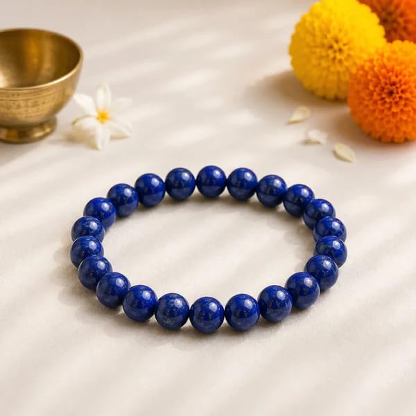 Image of Beaded Bracelet for Men & Women | Stretchable Handmade Prayer Meditation Yoga Wrist Bracelet | Stylish Everyday Wear | Free Size