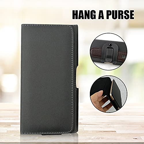 Abimy Bolsa de telefone com clipe para cinto, coldre para celular, capa para cinto de celular, bolsa