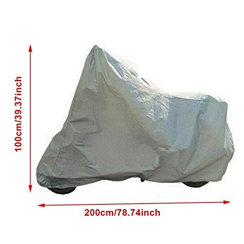 GUOQING Housse De Protection All Season Cycle Couverture De Protection Poussière Imperméable Moto Rue Cover Plein AIR Vélos D'intérieur Couverture for La Moto Bâche de Protection pour Moto Cover