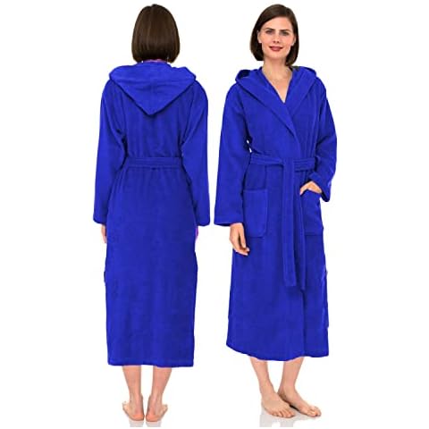 NAUSHA.HOME Luxury Hooded Bathrobe for Men and Women Cover
