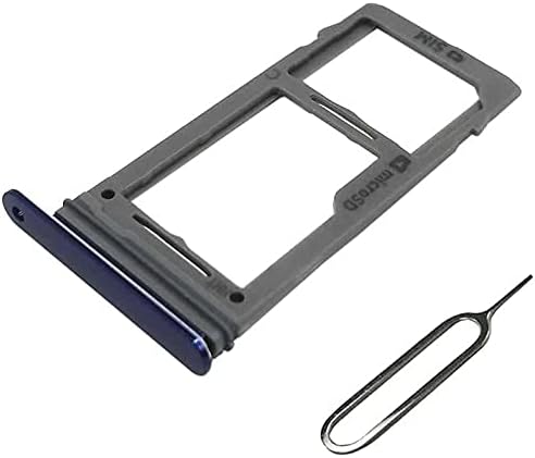 Lazyouth SIM Card Tray Holder Slot Replacement Compatible with Samsung Galaxy Note 9 -N960 with Eject Pin (Blue)