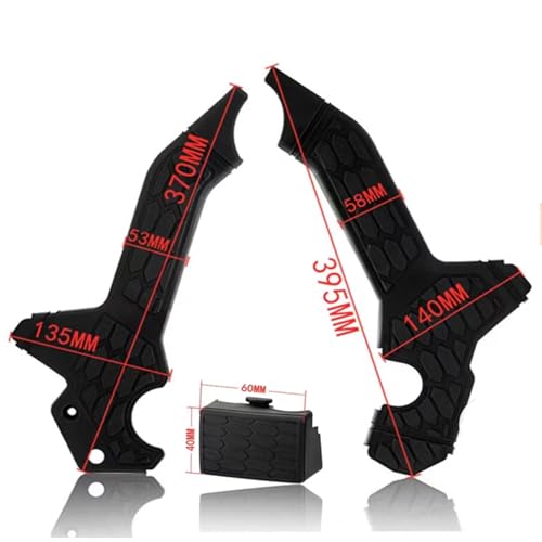 Protector marco CRF300L y cubierta de cadena para moto Honda 6