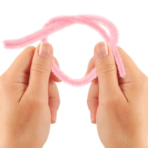 Tallos de chenilla flexibles de poliéster e hierro para manualidades DIY creativas 4