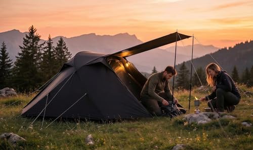 Carpa Ultraligera para Camping 1-2 Personas Impermeable miniatura 6