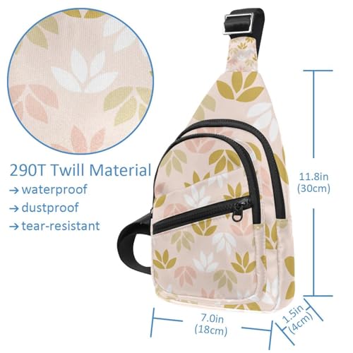 Mochila cruzada con diseño de estrella de mar y correa ajustable 5