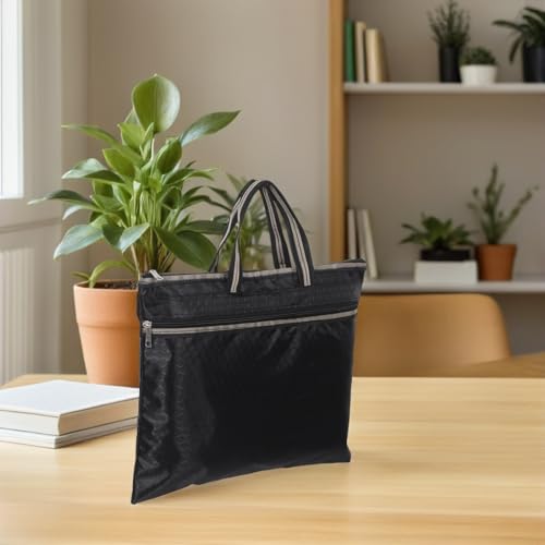 Bolso maletín resistente Beavorty con cremallera para proteger documentos importantes 5