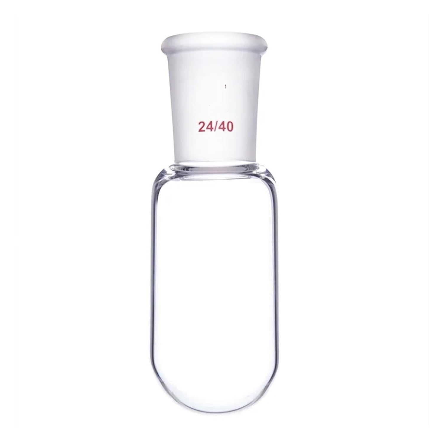 接地ジョイント付き試験管、厚壁、5mL 10mL 25mL 50mL 100mL、ホウケイ酸ガラスフラスコ、T89(25mL-T89