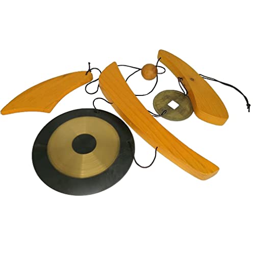 lachineuse – Windspiel mit Gong – Holz- und Metallspiel –...