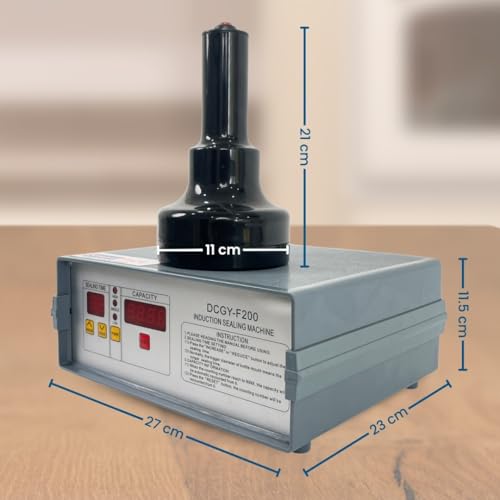 Image of SMART PACK Induction Sealing Machine for Packaging of Jar Sealing | Portable Induction Sealer | Foil Heat Sealer for Bottles | Heat Sealer for Jars | Manual Induction Sealer | Pack of 1