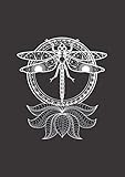  A4 Notizbuch kariert mit Softcover Design: Liebelle Mandala Traumfänger Symbol Zeichen Geschenk: 120 karierte DIN A4 Seiten