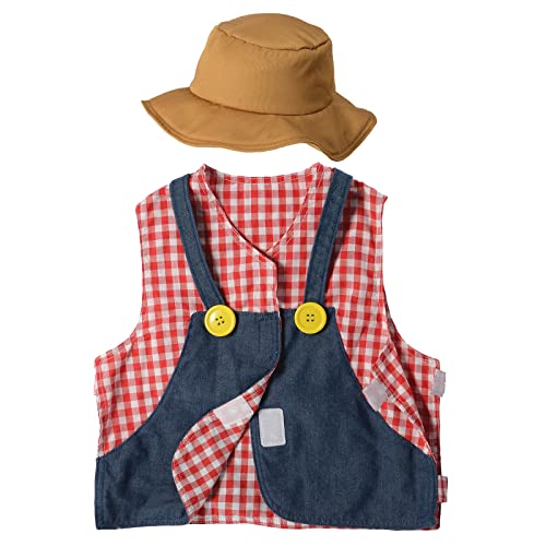 Toddler Dress-Up Vests & Hats Farmer