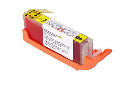 KOPYFORM Cartucho de tinta alimentaria amarillo compatible con Canon (CLI 571 / TK172)