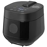 MAXZEN 炊飯器 一人暮らし ひとり暮らし 1人暮らし 無洗米 2合 2.0合 新生活 おしゃれ 二人暮らし 2人暮らし 早炊き ミニライスクッカー フッ素内釜 保温 予約 少量炊き 玄米 二合炊き ミニ キッチン家電 炊飯ジャー ブラック MRC-TX201-BK マクスゼン