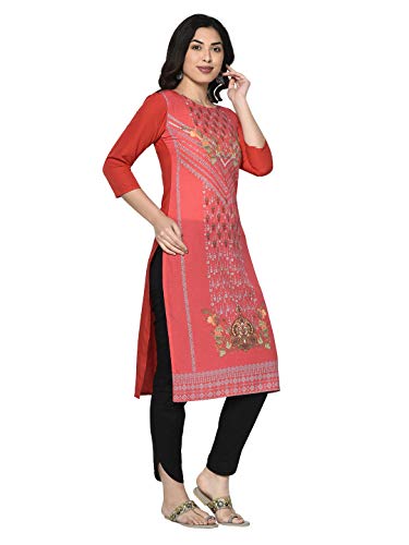 Image of Avah Women's Crepe Regular Kurta
