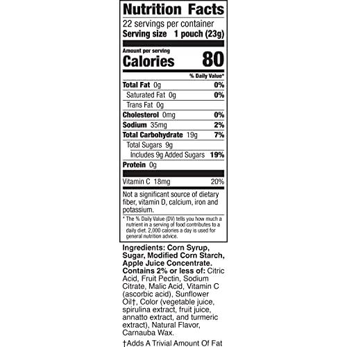 Marvel Avengers Fruit Flavored Snacks, Treat Pouches, Gluten Free Snack, Value Pack, 22 Ct, 17.6 oz