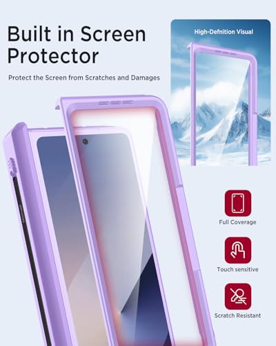 Funda Samsung Z Fold 6 de cuerpo completo antishock con protector de pantalla integrado 2