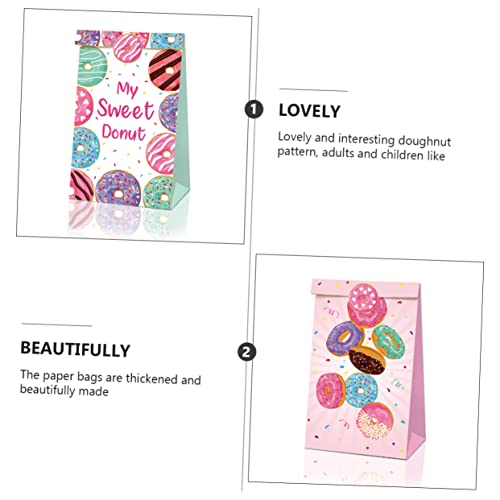 Abaodam 3 Partidas Saco De Embalagem Sacos De Favor De Aniversário Adesivos De Comida Sacos De Doces