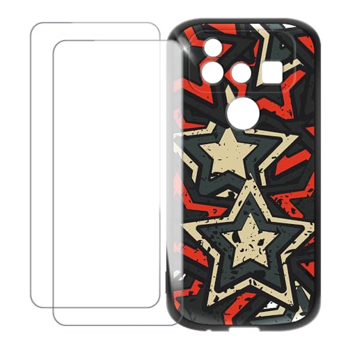 UOGNADGD Unihertz Jelly Max �Ƃ̌݊������� �J�X�^���J���t���P�[�X�{�����K���X�ی�t�B����2���t�� ? �Ռ��z�������h�~ (��)