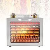 Commercial Food Freeze Dryer Machine - 400W, 8-12 Layers, Timer Control, 35-90℃ Temperature Range, 6-Inch Fan for Efficient Drying of Fruits & Vegetables - 8thfloor