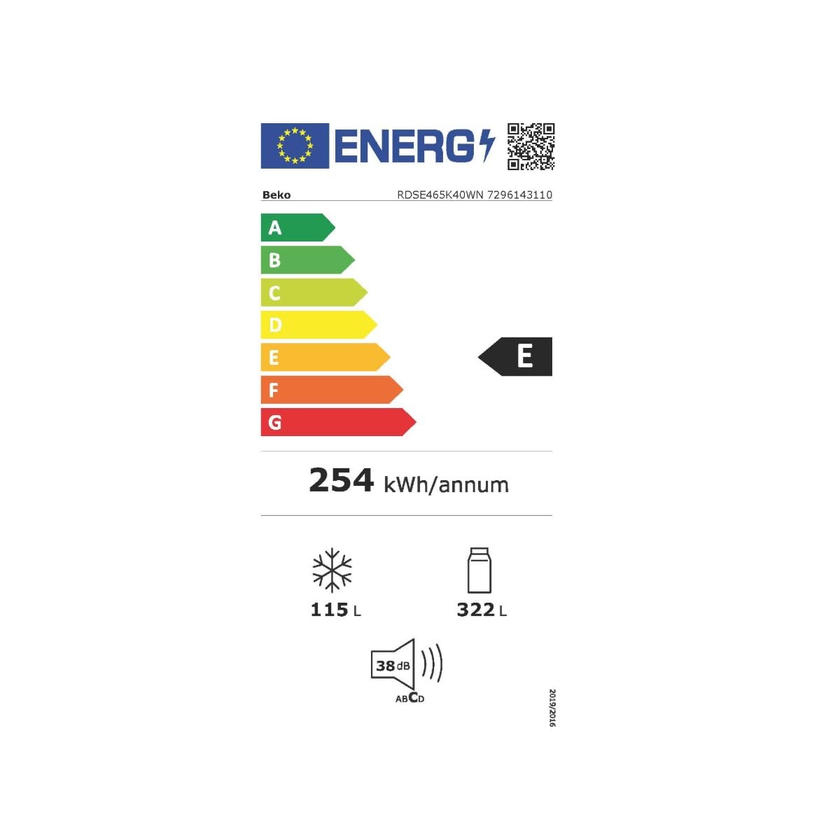 BEKO RDSE465K40WN