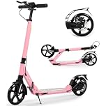 Kick Scooter for Kids Ages 8-12, 200mm Big Wheels Scooter for Adults with Disc Brakes, Adult Scooters with Carry Strap and Double Shock Absorption, Foldable Scooters for Teenagers15