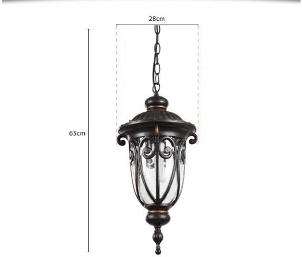 Éclairage extérieur de luxe noir traditionnel suspendu IP54 QTHWB - 5