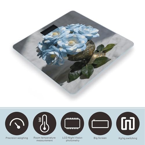 Báscula digital LZQPOEAS para baño, hasta 180 kg miniatura 3