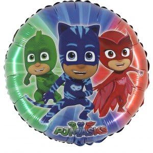 Toyland® 60cm (24") PJ Masks Round Colourful Foil Balloon - Birthday Party Supplies