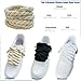 Lopau Thick Rope Shoe Laces for Air Force 1 Sneakers, Chunky Fat Rope Laces for Dunks,AF1,Air Jordan Shoes, Replacement Jumbo Shoelaces Strings for DIY Custom Accessories
