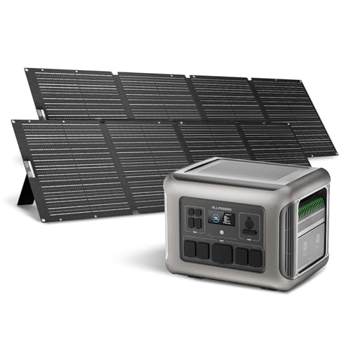 ALLPOWERS Solar Generator with Panels Included: R2500 Power Station +