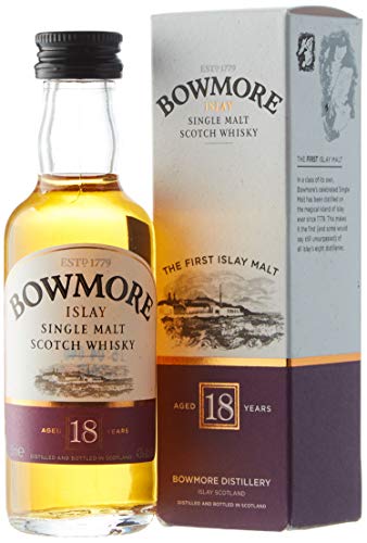 Bowmore 18 Years Old Single Malt Scotch Whisky in Gift Box - 50 ml