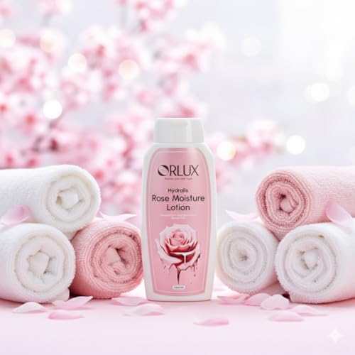 Image of Hydralis Rose Moisture Lotion | Lightweight Body Lotion with Rose Extracts | Pack of 5 (200 g Each)