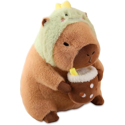 Capibara Peluche, 23CM Fragola Simpatico Capibara Peluche, Giocattolo
