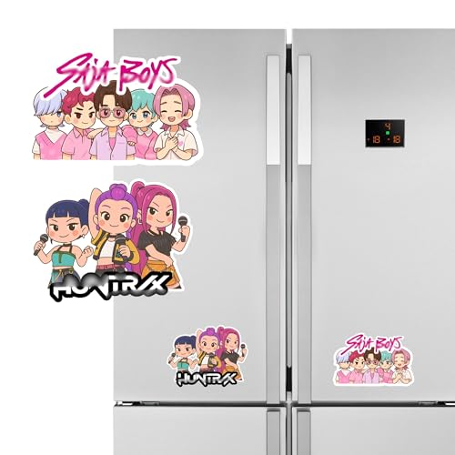 Image of Dia&Tia Premium Fridge Magnets, Kpop Demon Hunter | Made in India, For Office, Kitchen, Refrigerators, Magnetic Boards, Motivational Quotes, Culture, Gamers, Cute Cartoons